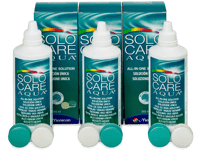 SoloCare Aqua linsvätska 3 x 360 ml