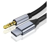 Câble Adaptateur USB-C Mini Jack 3.5mm AUX DAC 1.5m,JL123