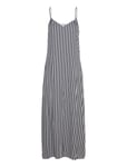 Tommy Hilfiger Fluid Stripe Ankle Slip Dress Blå