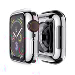 Heltäckande Apple Watch 1/2/3 Skal Skärmskydd Silver 42mm silver