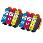 6 C/M/Y Ink Cartridges XL for Epson Expression Photo XP-8500 & XP-8600