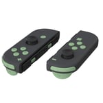 eXtremeRate Matcha Green Replacement ABXY Direction Keys SR SL L R ZR ZL Trigger Buttons, Full Set Buttons Repair Kits with Tools for Nintendo Switch Joycon & Switch OLED Joy con