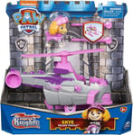 PAW PATROL RESCUE KNIGHTS DELUXE VEHICLE SKYE HELICOPTER NEW BOXED NICKELODEON