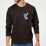 Disney Stitch Backside Sweatshirt - Black - XL