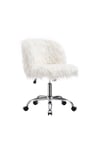Modern Fluffy Faux Fur Office Chair
