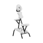 physa Hopfällbar massagebänk - 47 x 72 115 cm 160 kg weiß
