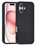 iPhone 16+ (iPhone 16 PLUS) Skal Matt Svart