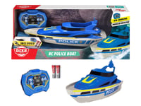 Dickie Toys 201107003 RC Police Boat, RTR, Multicoloured