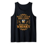 Mens Cool Whiskey Drinking Quotes Islay Single Malt Whisky Tank Top