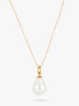 Deborah Blyth Baroque Pearl Pendant Necklace, Gold