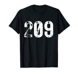 209 Area Code Stockton CA Mobile Telephone Area Code 209 T-Shirt