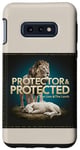 Coque pour Galaxy S10e Housse Pour Téléphone Portable Lion Et Agneau Protégés