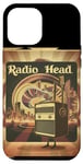 Coque pour iPhone 12 Pro Max Tête de radio rétro vintage