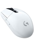 Logitech G305 LIGHTSPEED - White - Gamingmus - Optic - 6 knappar - Vit