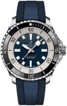 Breitling A17376211C1S1 Superocean Automatic 44 Blå/Gummi Ø44 mm