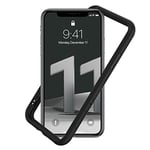 RhinoShield Coque Bumper Compatible avec [iPhone 11 / iPhone XR] | CrashGuard NX - Protection Fine Personnalisable - Absorption des Chocs [sans BPA] - Noir