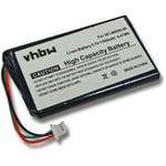 Vhbw - Batterie compatible avec Garmin Nüvi 52, 55 gps, appareil de navigation (1100mAh, 3,7V, Li-ion)