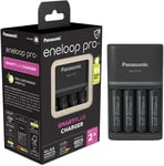 Panasonic Eneloop Quick Charger + 4 x AA 2500 mAh Rechargeable Batteries BQ-CC55