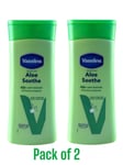 Pack of 2 Vaseline Intensive Care Aloe Soothe Body Lotion 200 ml