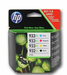 Set of 4 Genuine HP 932XL 933XL Inks OfficeJet 6100 6600 6700 7100 7510 7610 aio