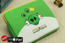 Angry Birds Housse Etui Ipad Mini Tablette 7 Samsung Asus Sony Nexus Kindle, Couleur: Vert King Pig