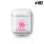For Apple Airpods Hard Pc Case Transparent 107