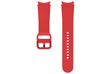 Samsung Watch Strap Sport Band (FKM) - Official Samsung Watch Strap - 20mm - M/L - Red