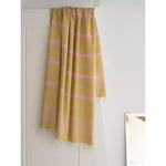 Extra stor Hamamhandduk XXL EGE 160x220 (Mustard yellow/sorbet pink)
