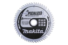 Makita Efficut rundsavsklinge - for træ, metal, plastik, laminer, medium densitets træfiberplade (MDF), melamin