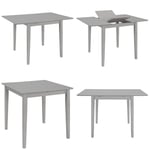Utdragbart matbord (80-120)x80x74 cm grå MDF - Matbord - Matsalsbord - Home & Living