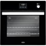 Belling BI602G Built In Gas Single Oven with Full Width Electric Grill - Black - A Rated
