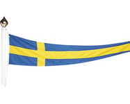 Korsvimpel Sverige 200x50cm polyester