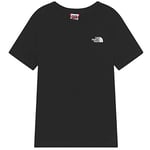 THE NORTH FACE Girl's Simple Dome T-Shirt, TNF Black, S