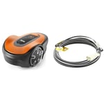 Flymo EasiLife 250 GO Robotic Lawn Mower - Cuts Up to 250 sq m, Ultra Quiet Mowing & Genuine Flymo Low Voltage Cable for Flymo Robotic Mowers - 10 m - Suitable for EasiLife 200/350/500 and 1200R