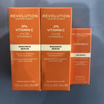 Revolution Skincare London, 3% Vitamin C, Serum, 30ml X2 And Eye Cream 15ml