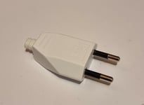 euro EU Europe Russia DIY travel adapter 2 Pin Male Plug rewireable Type C pp
