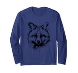 Arctic Fox Artic Animals Cute Artic Fox Lover Long Sleeve T-Shirt