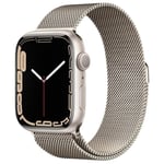 Apple Watch 7/8/9 41mm etc Milanese Klockarmband - Silver Silver