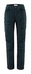 FJÄLLRÄVEN F89330S-555 Vidda Pro Ventilated Trousers, Women, Short, Dark Navy, 40