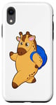 Coque pour iPhone XR Girafe Sac à dos
