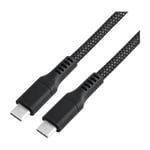 Dacota Platinum USB-C (USB3.2) 20 Gbps 240 w kaapeli 1 m, musta