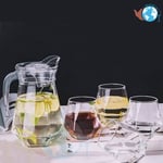 Drinkset - Vatten kanna - 4 Glas - Bricka