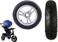 Leantoys Plasthjul Med Gummidäck (Uppblåsbart) Pro600 Framhjul
