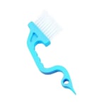 Brussels08 Multipurpose Window Door Track Groove Corner Cleaning Brushes Handheld Kitchen Sink Stove Gap Dust Remover Brushes Blue