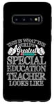Coque pour Galaxy S10 This Is the World's Greatest SPED Special Education Teacher