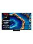 TCL 55" Televisio 55C805 C80 Series - 55" Class (54.6" viewable) LED-backlit LCD TV - QLED - 4K LED 4K