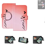 360° wallet case protective cover for Xiaomi Redmi Note 12T Pro Design smile