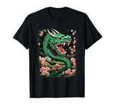 Dragon Asian Japan Style Tattoo Aesthetic Japanese Dragon T-Shirt