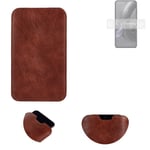 phone case for Motorola Edge 30 Neo sleeve cover pouch brown 
