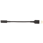 Laptop Laddningskabeladapter USB C till Slim Tip Aluminiumlegering 100W DC Laptop Laddningskabel för Lenovo Rektangulär Port